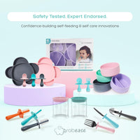 Thumbnail for grabease Baby Feeding Set - Lavender - liquidation.store