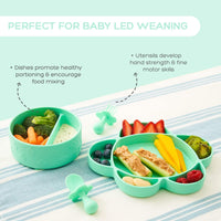 Thumbnail for grabease Baby Feeding Set - Mint - liquidation.store