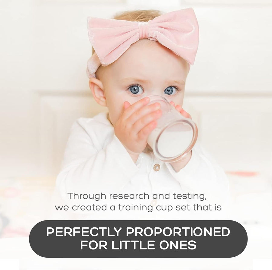 grabease Convertible Training Cups for Babies – BPA - Free (Grey) - liquidation.store