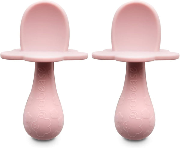 Grabease Silicone Spoons 2 - Pack (Blush Pink) - liquidation.store