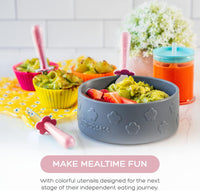 Thumbnail for Grabease Toddler Utensils Set Fork Spoon & Knive - Blush Pink - liquidation.store