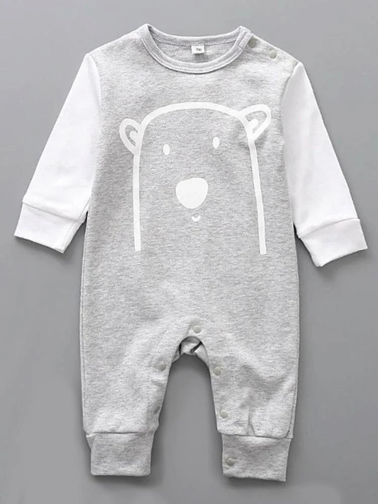 Grey Bear Baby Sleepsuit (Various Sizes) - liquidation.store