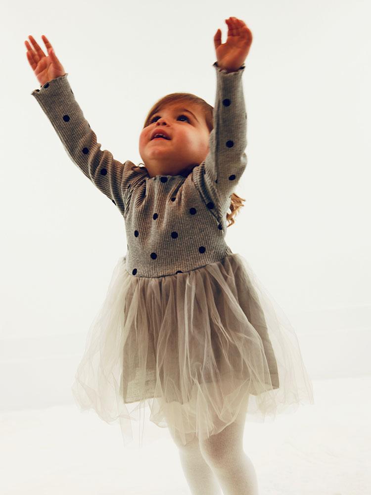 Grey Girl Polka Dot Party Tutu Dress Various Sizes – liquidation.store Grey Girl Polka Dot Party Tutu Dress Various Sizes – liquidation.store