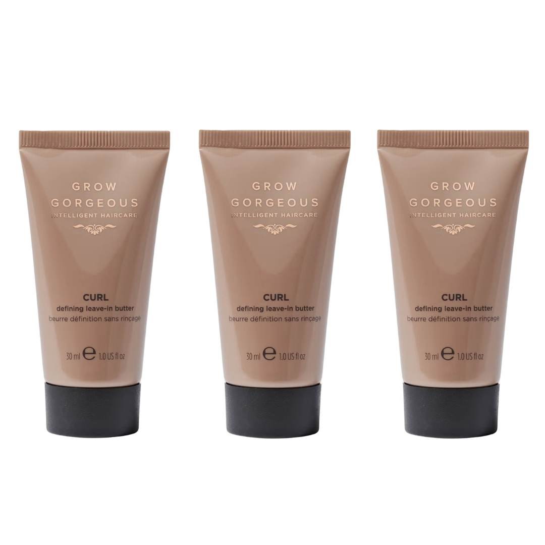 Grow Gorgeous Curl Defining Leave-In Butter - 30ml (3 Pack) - liquidation.store