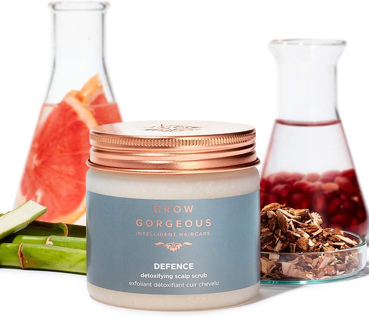 Grow Gorgeous Defence Detoxifying Scalp Scrub - 200ml - liquidation.store