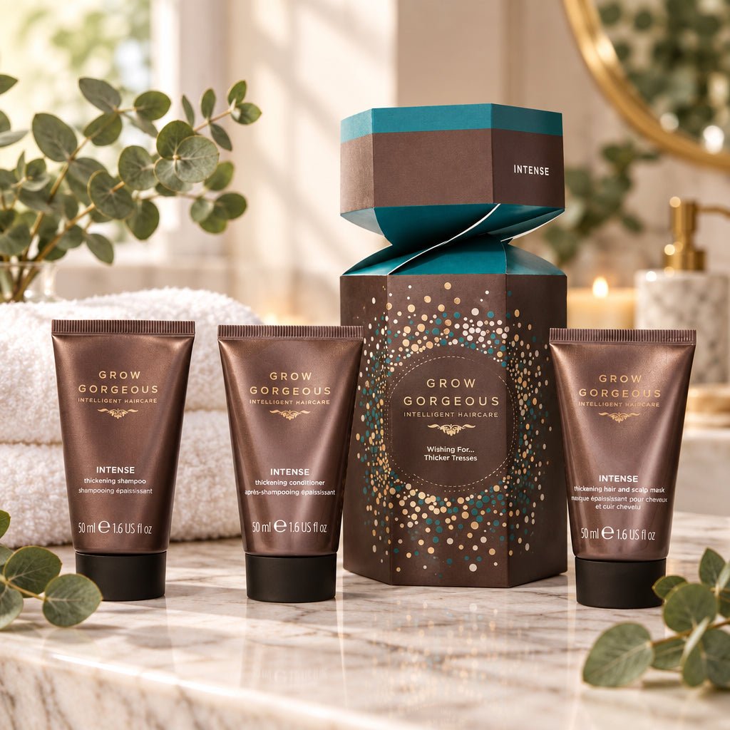 Grow Gorgeous Intense Christmas Cracker – Hair Thickening Gift Set - liquidation.store
