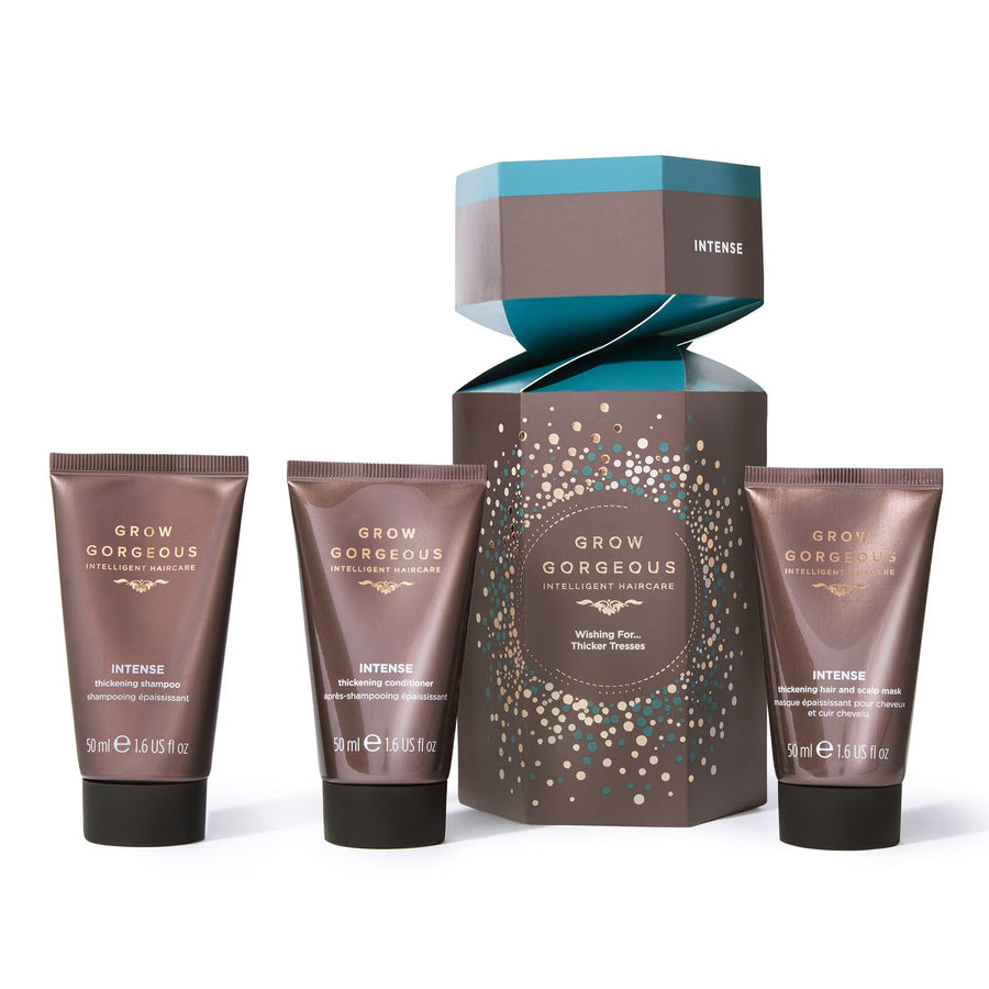 Grow Gorgeous Intense Christmas Cracker – Hair Thickening Gift Set - liquidation.store