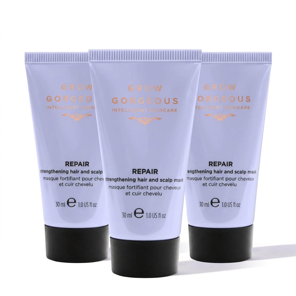 Grow Gorgeous Repair Strengthening Hair & Scalp Mask Mini - 30ml x 3 - liquidation.store