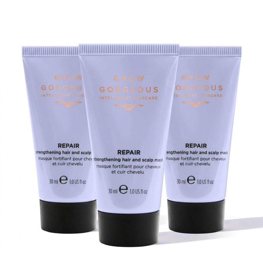 Grow Gorgeous Repair Strengthening Hair & Scalp Mask Mini - 30ml x 3 - liquidation.store