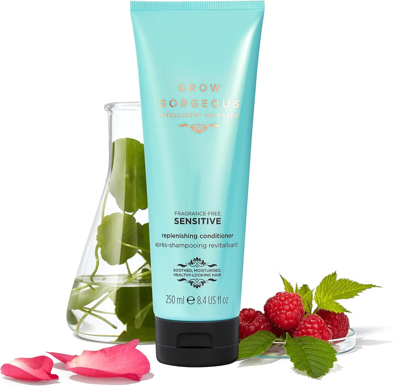 Grow Gorgeous Sensitive Fragrance-Free Replenishing Conditioner - 250ml - liquidation.store