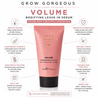 Grow Gorgeous Volume Bodifying Leave-In Serum Mini 30ml - liquidation.store