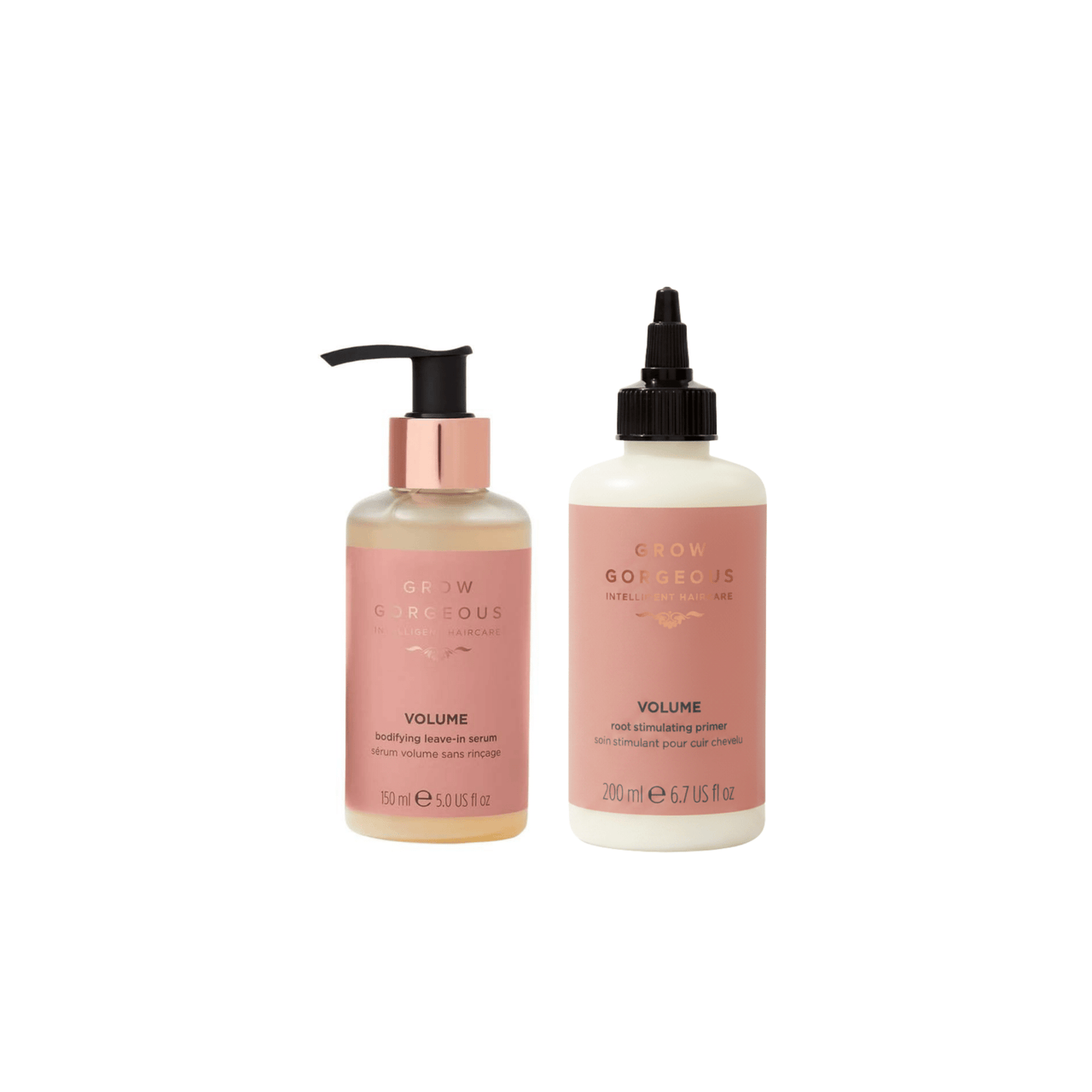 Grow Gorgeous Volume Duo - Leave in Serum + Primer 150ml 200ml - liquidation.store