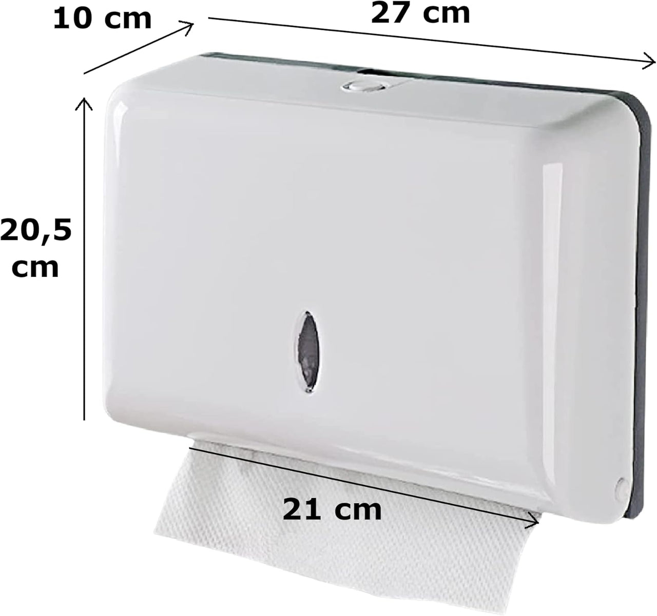 GUSTO No Drill Manual Paper Towel Dispenser - 200 Sheets - liquidation.store