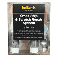 Thumbnail for Halfords Stone Chip & Scratch Repair System for Cars - 2 Pen Kit (Renault Glacier White) - liquidation.store