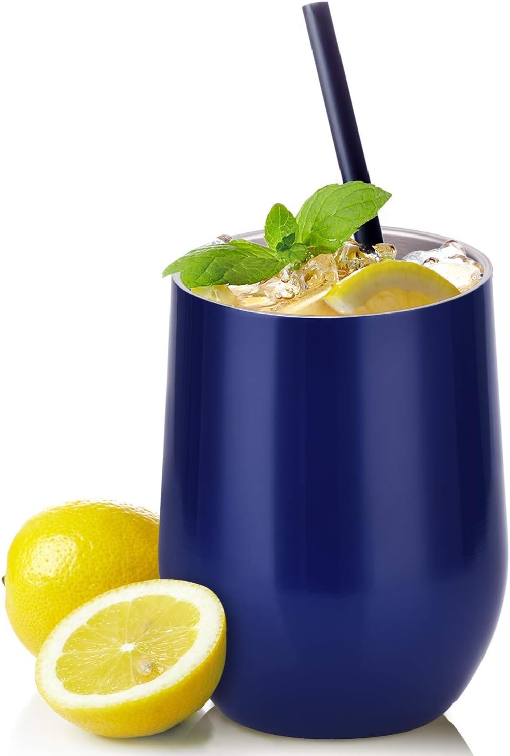 Happy Earth Stainless Steel Insulated Travel Mug - 350ml (Blue) - liquidation.store