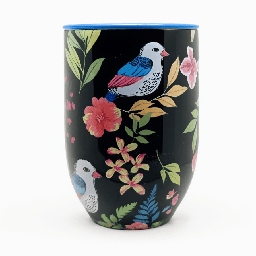 Happy Earth Stainless Steel Insulated Travel Mug - 350ml (Love Birds) - liquidation.store