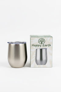 Happy Earth Stainless Steel Insulated Tumbler 350ml - liquidation.store