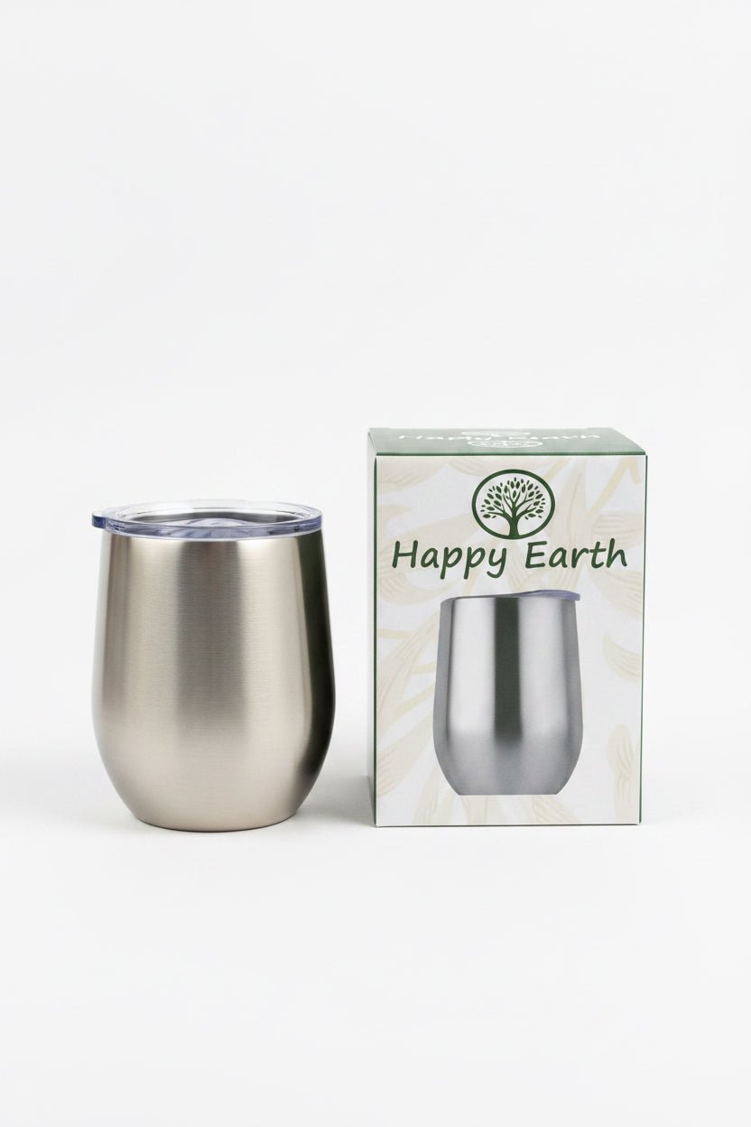 Happy Earth Stainless Steel Insulated Tumbler 350ml - liquidation.store
