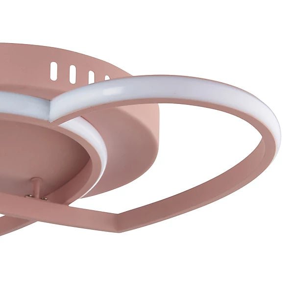 Harbour Studio Heart Steel Pink LED Ceiling light - liquidation.store
