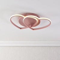 Thumbnail for Harbour Studio Heart Steel Pink LED Ceiling light - liquidation.store