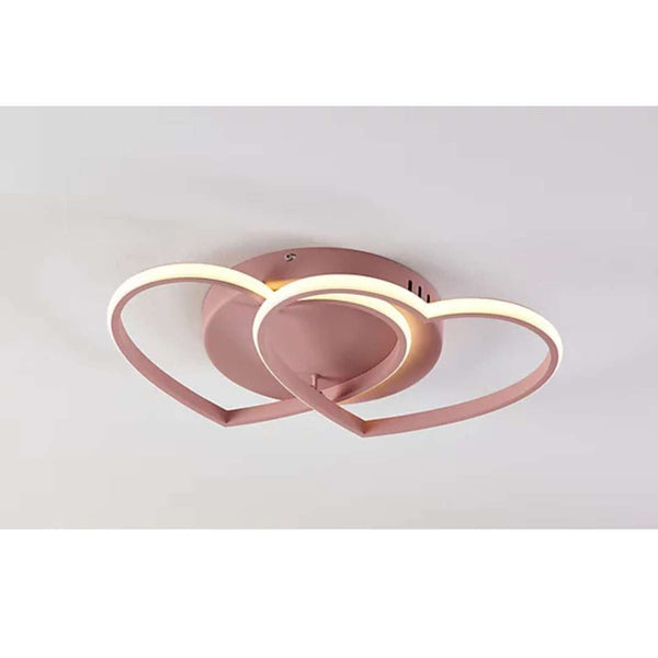 Harbour Studio Heart Steel Pink LED Ceiling light - liquidation.store