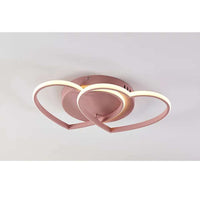 Thumbnail for Harbour Studio Heart Steel Pink LED Ceiling light - liquidation.store