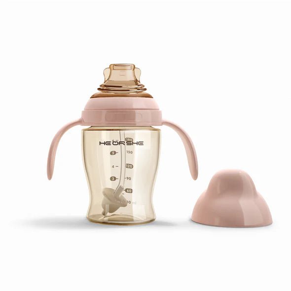 HEORSHE Dental - care Sippy Cup - 180ml (Pink) - Stage 1 6M+ - liquidation.store