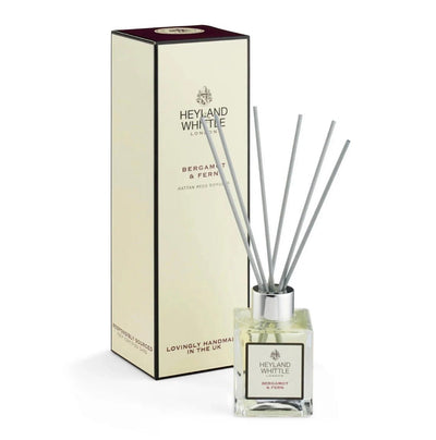 Heyland & Whittle Bergamot & Fern Rattan Reed Diffuser 100ml - liquidation.store