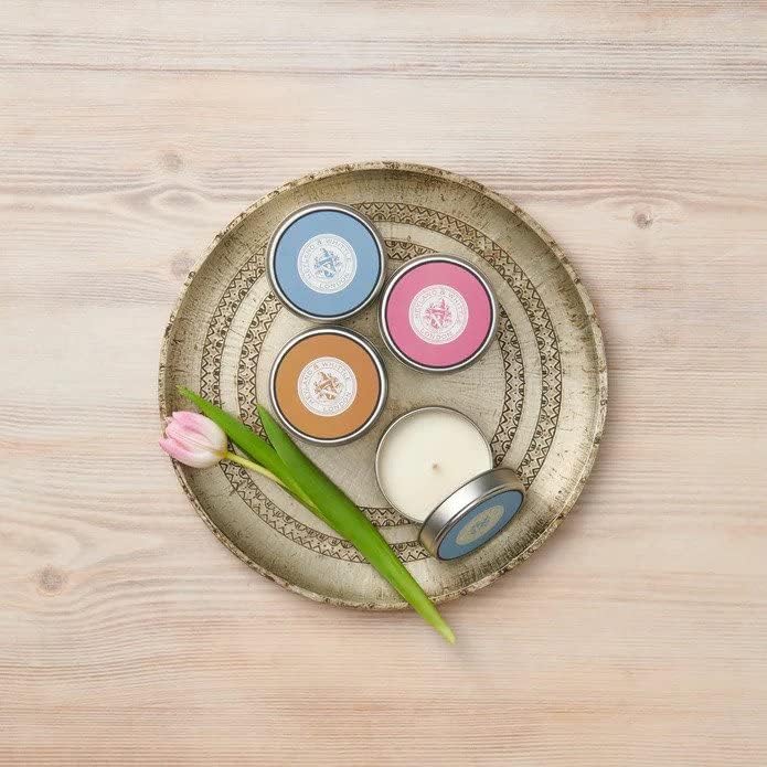 Heyland & Whittle Fresh Linen Candle in a Tin - 180g - liquidation.store