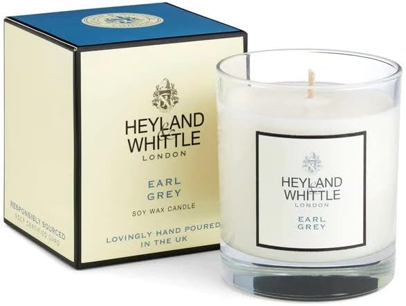 Heyland & Whittle Soy Wax Earl Grey Candle - 230g - liquidation.store