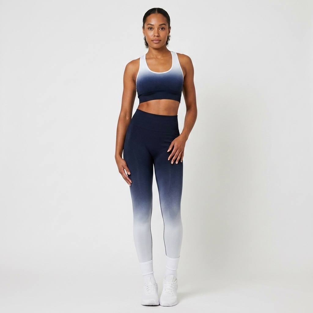 Snuggz Fit Super Stretch Tie Dye Sculpt Black/Grey Legging Bar Set