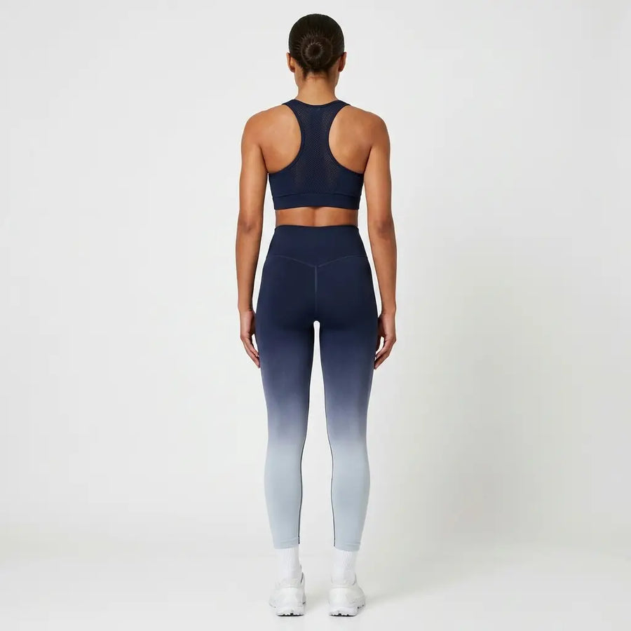 Snuggz Fit Super Stretch Tie Dye Sculpt Black/Grey Legging Bar Set