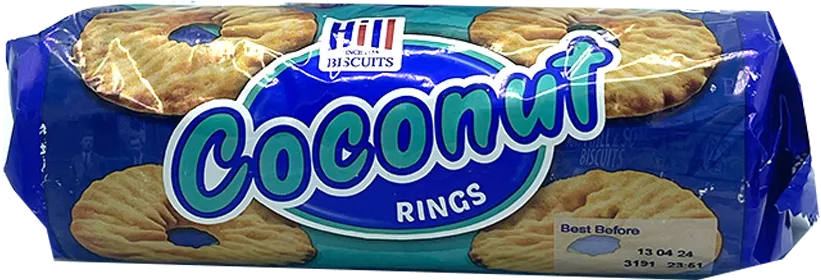 Hill Biscuits Coconut Rings - 150g X 12 - liquidation.store
