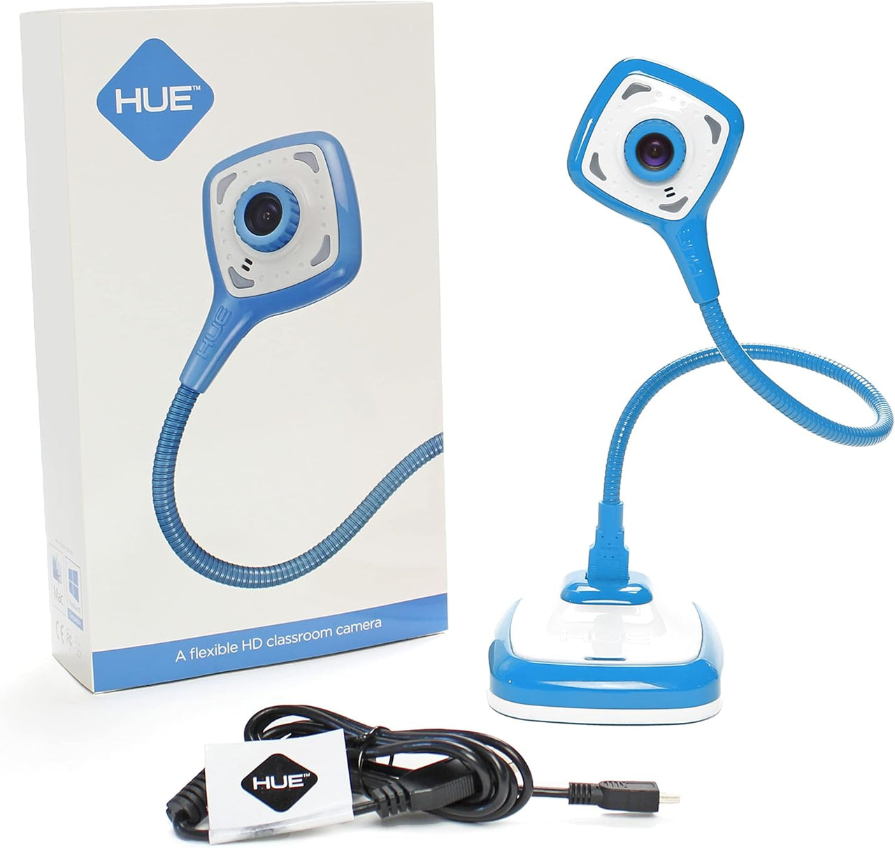 HUE HD Pro Flexible USB Video and Document Camera/Visualiser (Blue) - liquidation.store