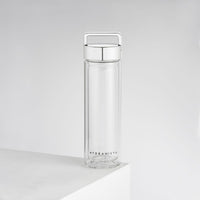 Thumbnail for Hydranista glass water bottle - Silver Lid - liquidation.store