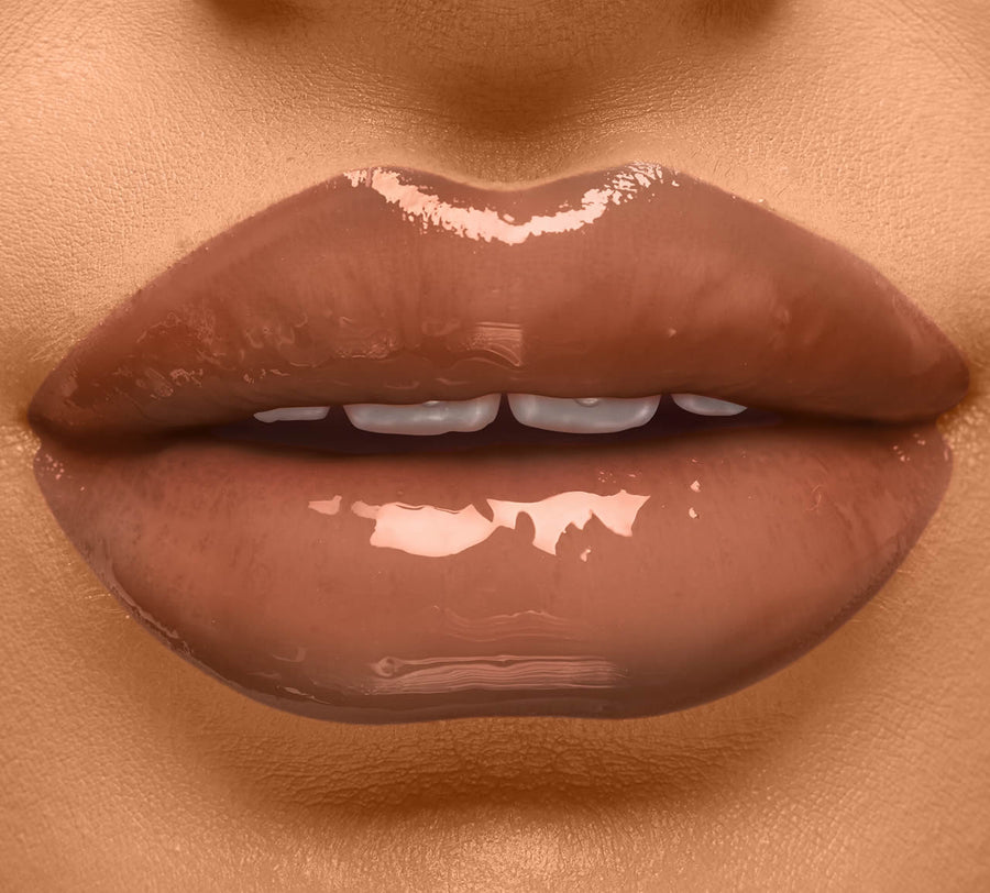 I Am Eyeconic 90’s baby Lip Gloss - Warm Chocolate Nude (3ml) - liquidation.store