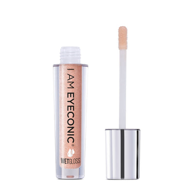 I Am Eyeconic Ice Me Out Lip Gloss - Sheer with champagne rose pearls (3ml) - liquidation.store