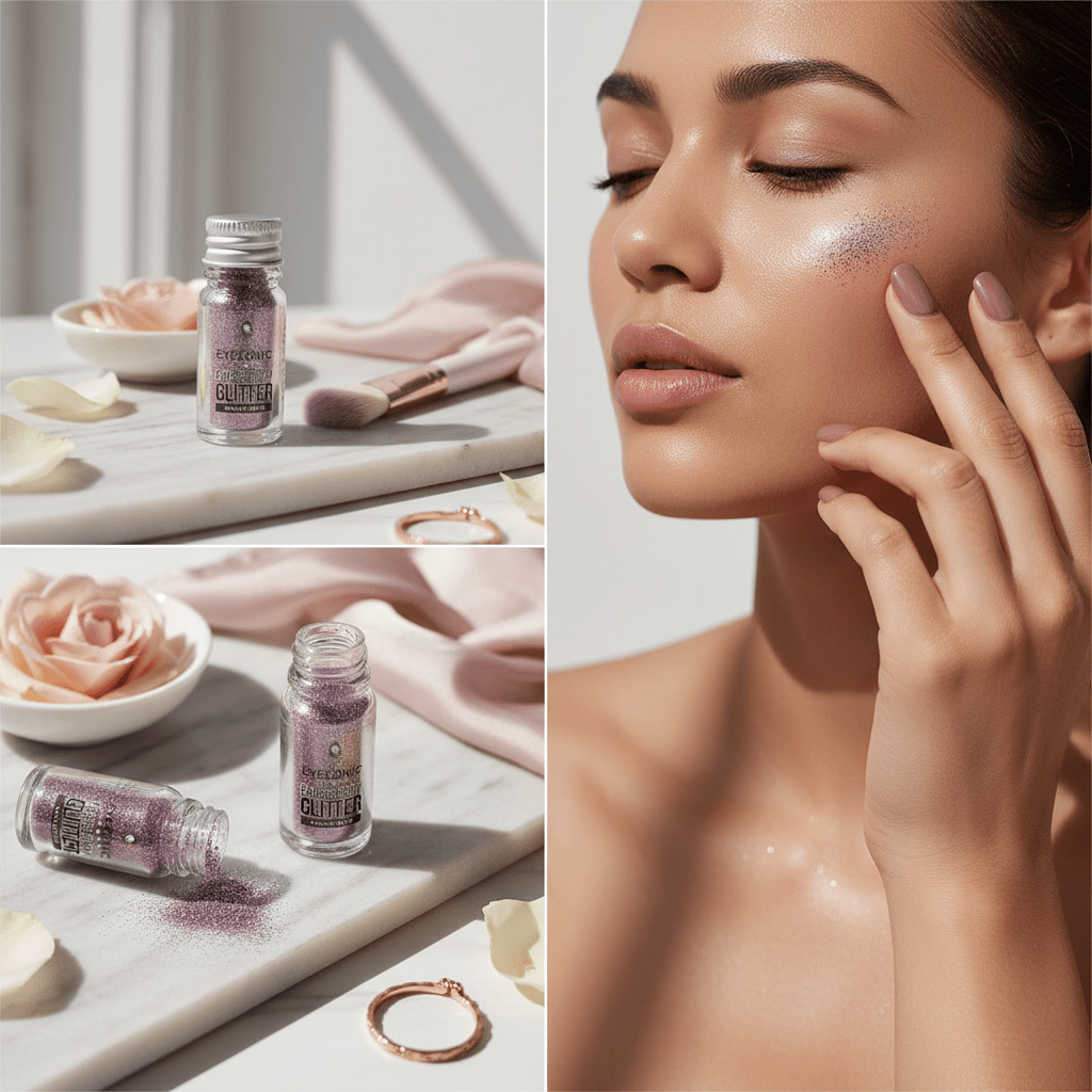 I AM Eyeconic Mauve Over Face & Body Glitter 4g - liquidation.store