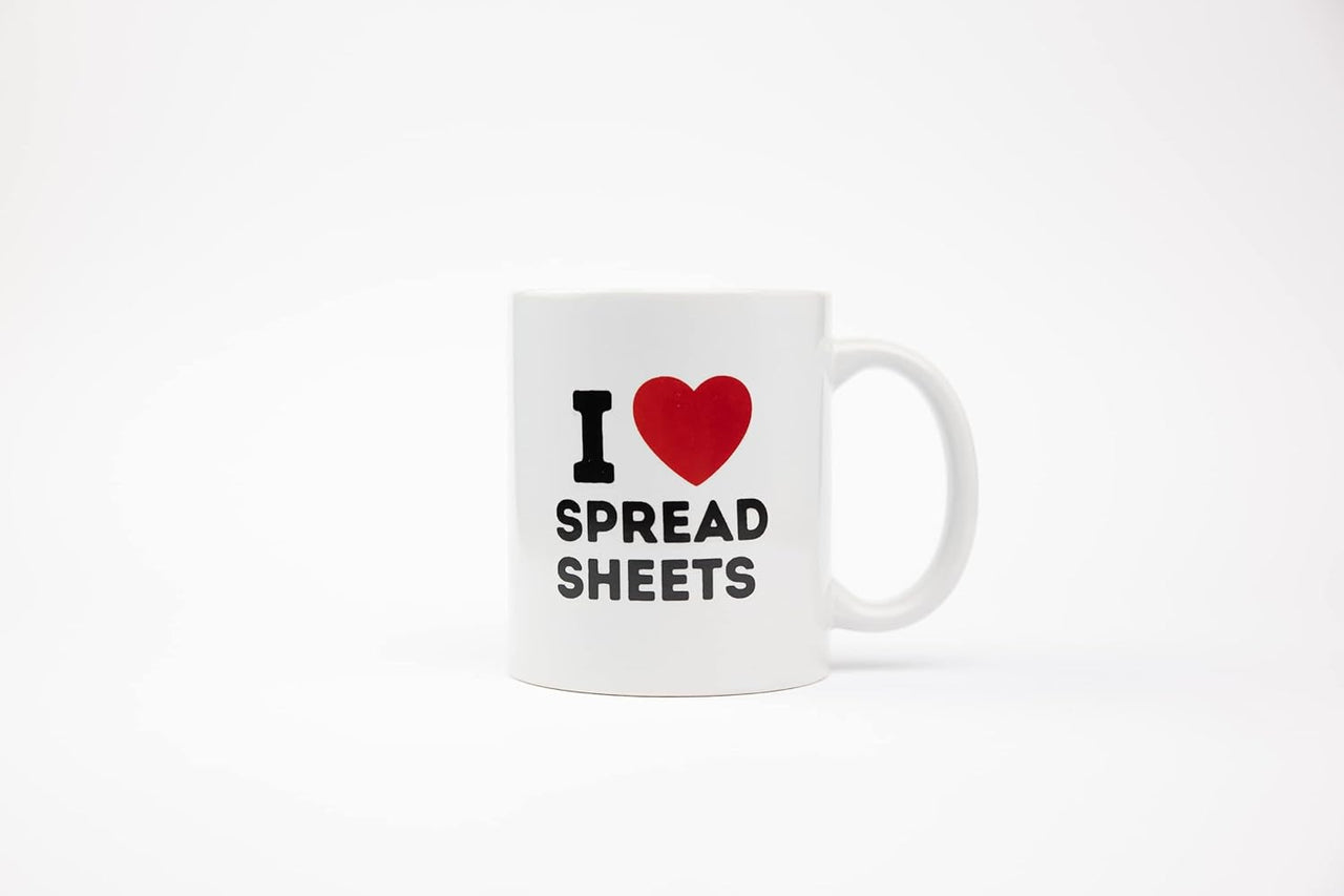 I Love Spreadsheets Mug - 325ml - liquidation.store