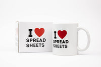 Thumbnail for I Love Spreadsheets Mug - 325ml - liquidation.store