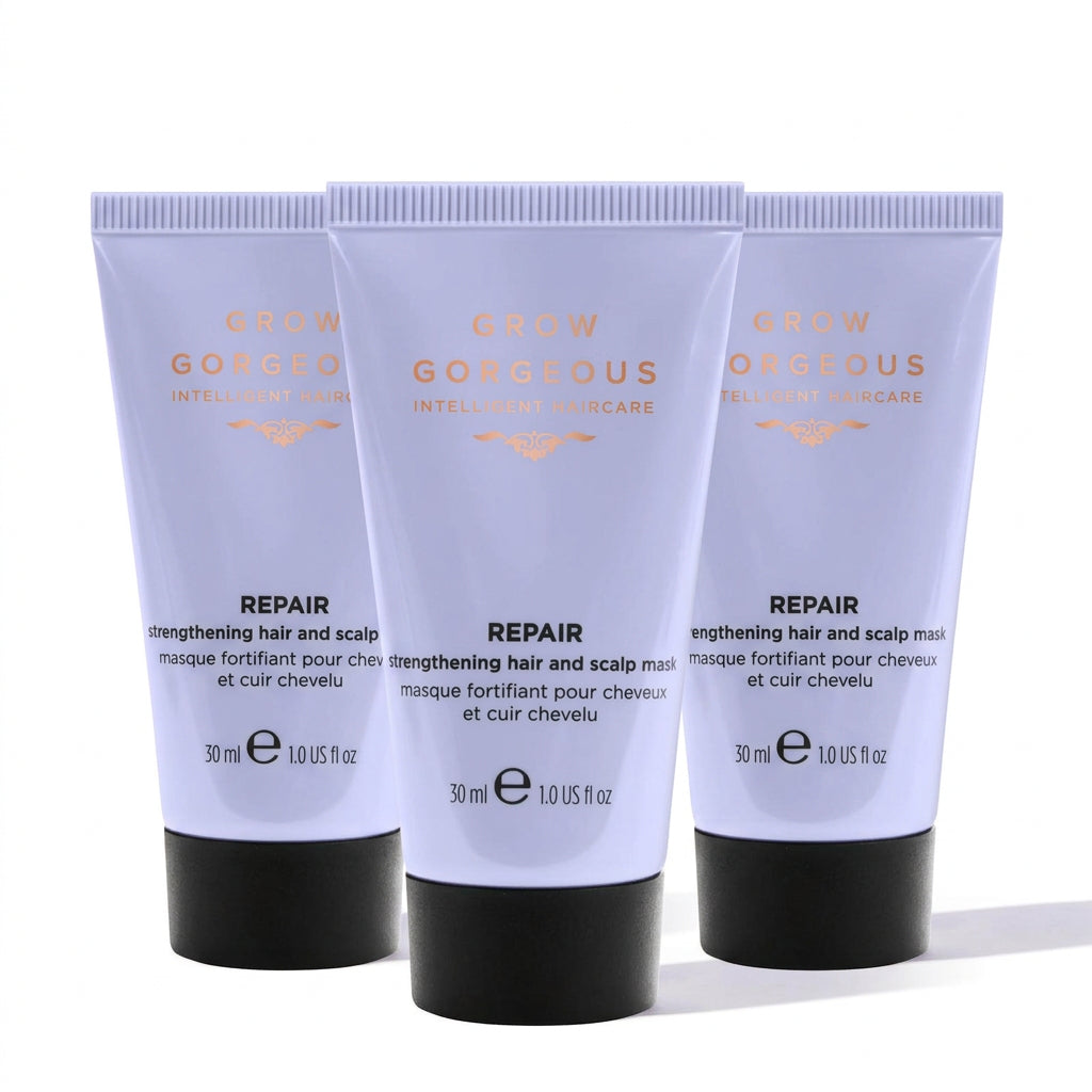 Grow Gorgeous Repair Strengthening Hair & Scalp Mask Mini - 30ml x 3