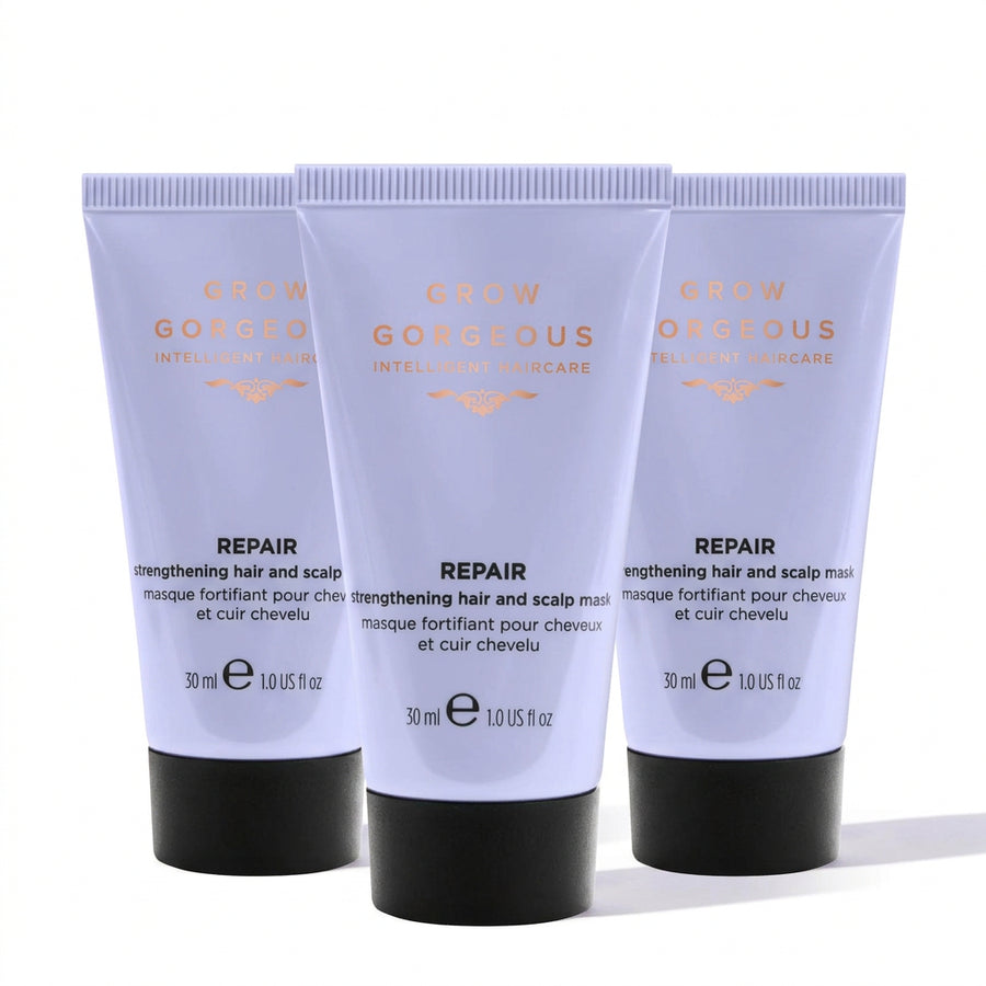 Grow Gorgeous Repair Strengthening Hair & Scalp Mask Mini - 30ml x 3