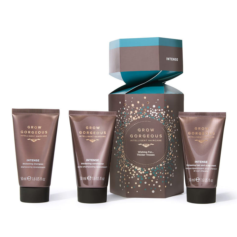 Grow Gorgeous Intense Christmas Cracker – Hair Thickening Gift Set