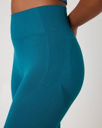 SnuggzFit Detail Sculpt Leggings - Teal (Various Sizes)