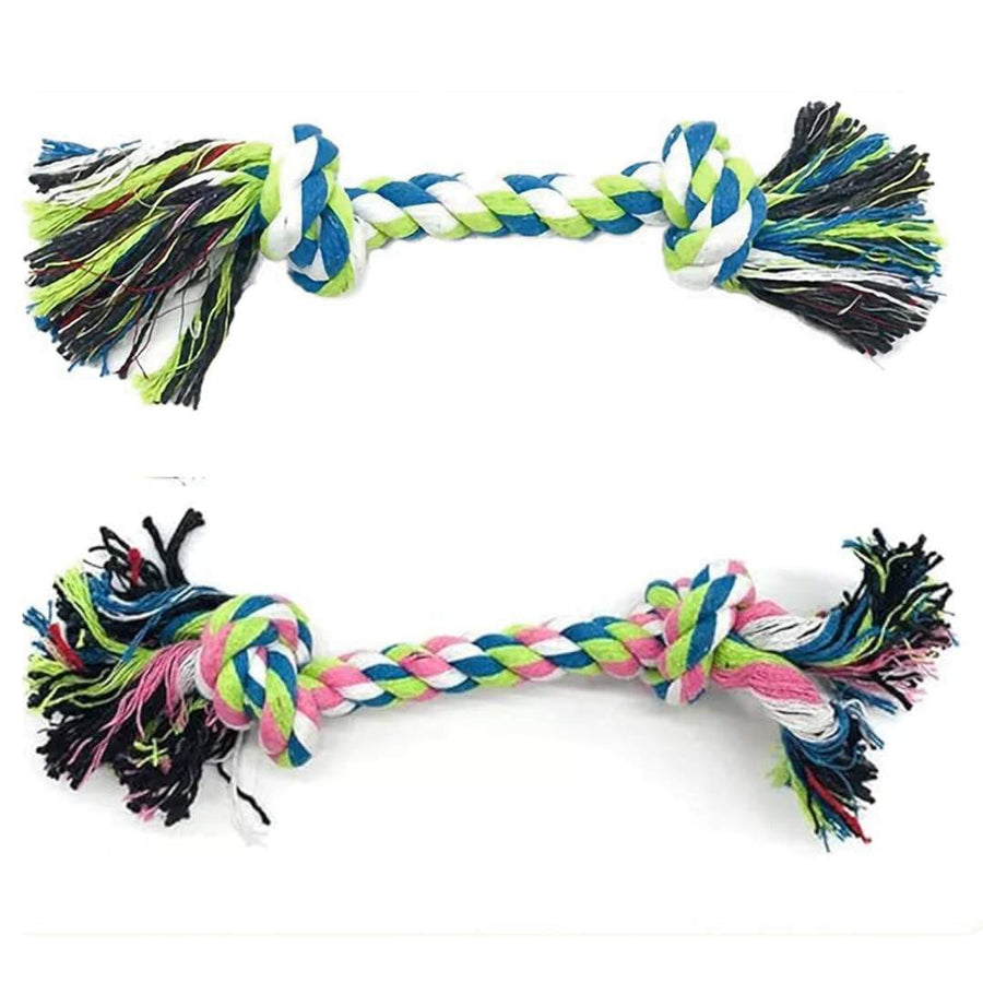 Indestructible Dog Rope Toys (2 Pack) - Small to Medium Dog - liquidation.store