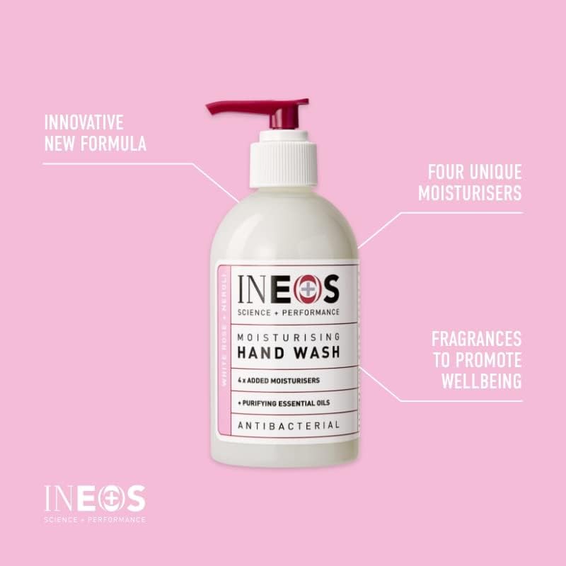 INEOS Moisturising Hand Soap Refills with Rose + Neroli - 500ml X6 Packs - liquidation.store