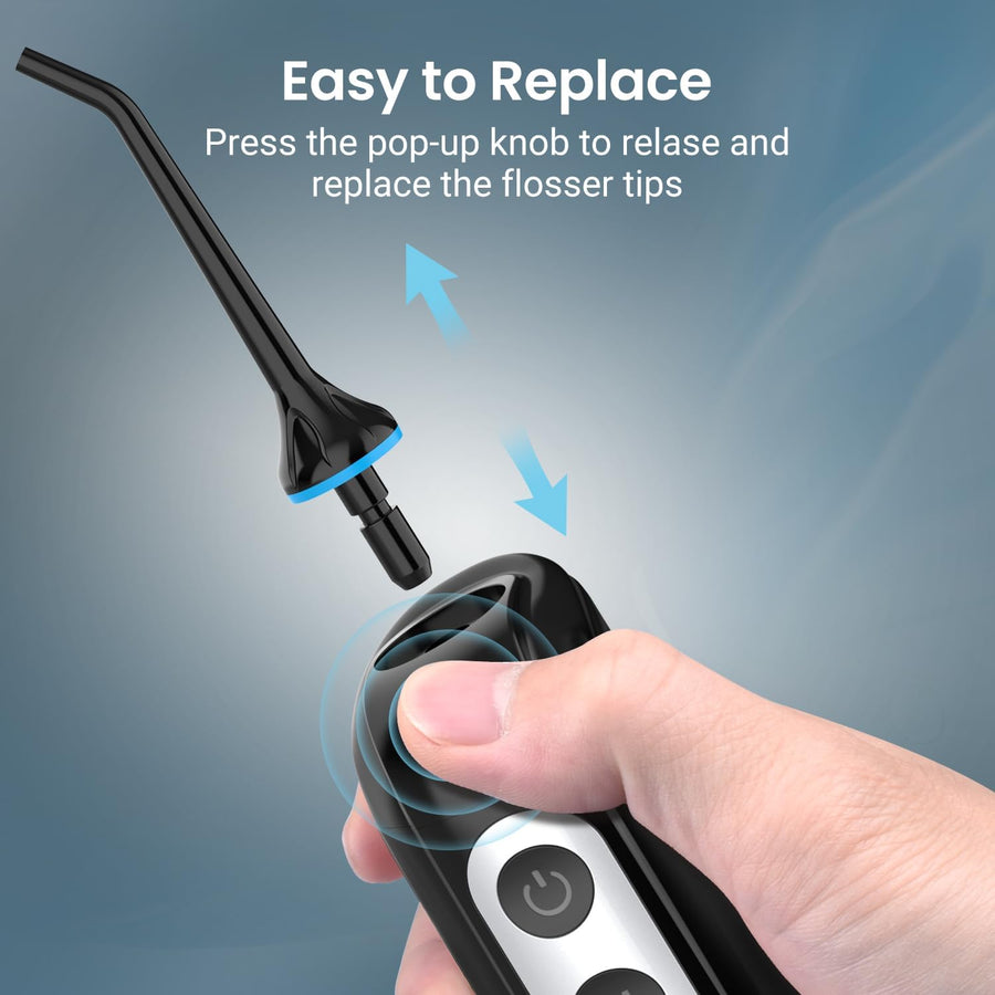 INSMART Water Flosser for Teeth - Cordless (Black) - liquidation.store