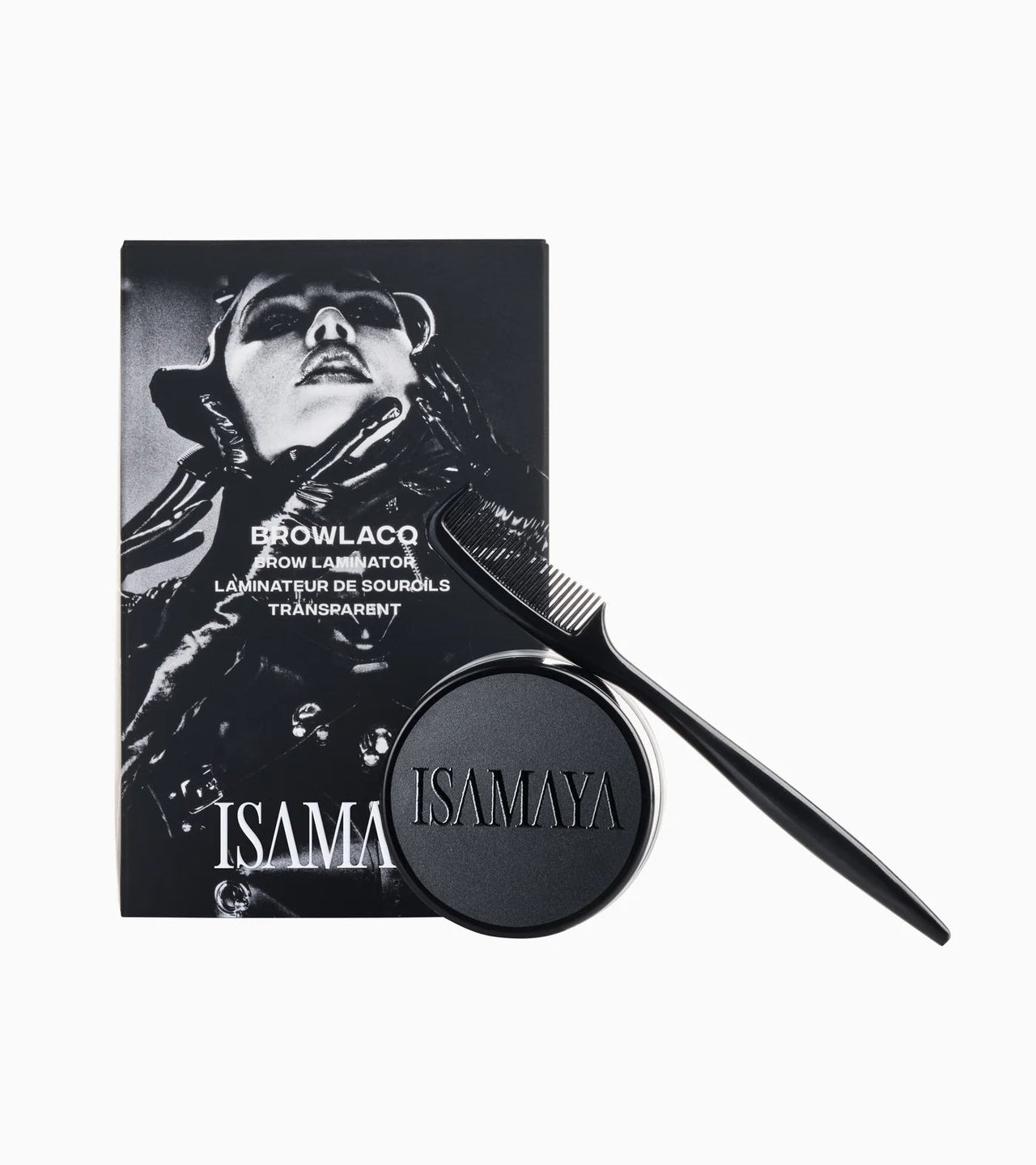 ISAMAYA Brow Laminator Transparent + Dip Applicator Comb For Eyebrows - liquidation.store