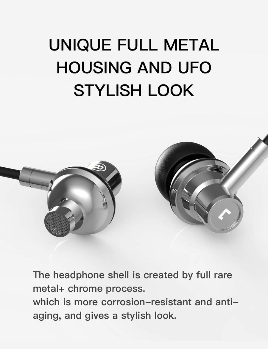 Jayfi JEB - 101 Saucer - Type in - Ear Headphones with Memory Foam Earplug - liquidation.store