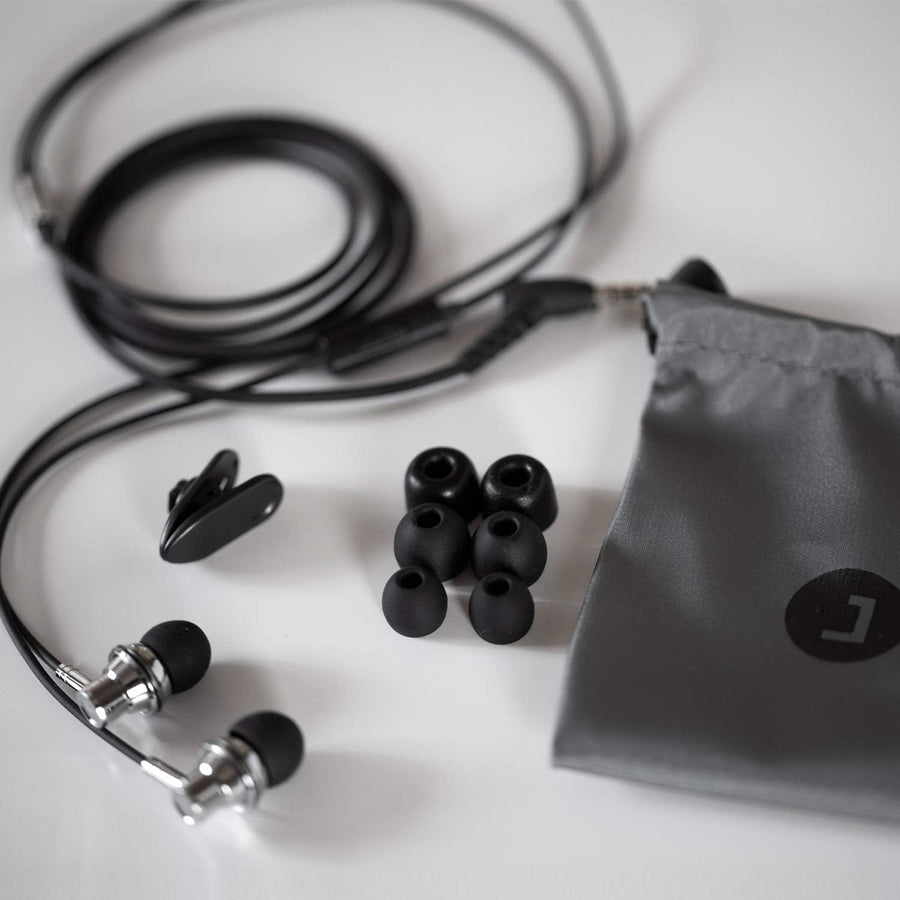 Jayfi JEB - 101 Saucer - Type in - Ear Headphones with Memory Foam Earplug - liquidation.store